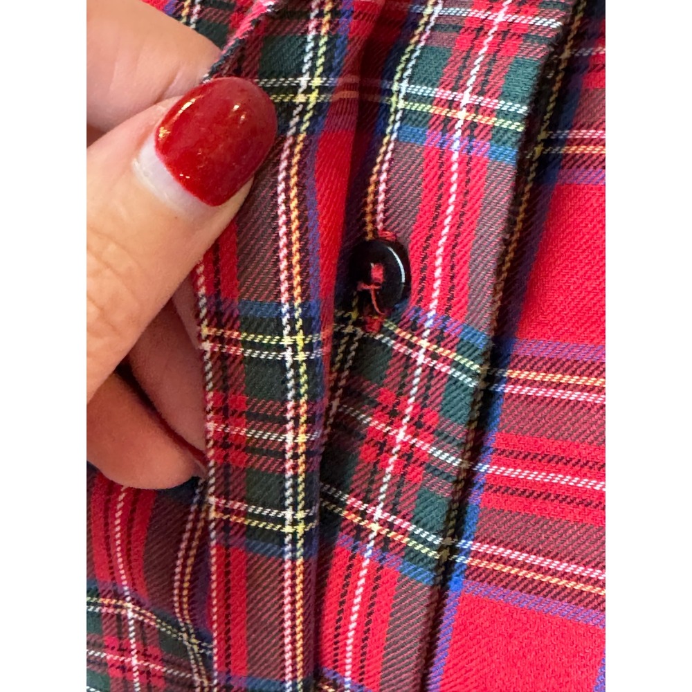 Zara Red Checkered Mini Dress - Picture 8 of 11